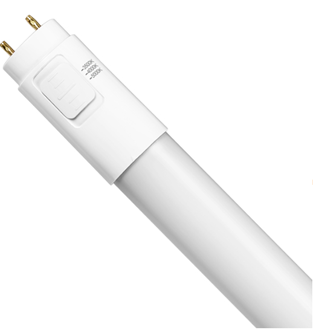 PLT 3 Colors - 15 Watt - 1950 Lumens - 4 ft. Selectable LED T8 Tube - Hybrid A+B Type